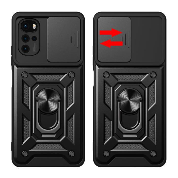 UTGATT - Motorola Moto G22/E32/E32S Skal Camshield Pro - Svart