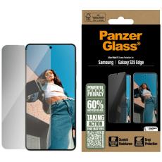 PanzerGlass - PanzerGlass Galaxy S25 Edge H&auml;rdat Glas Sk&auml;rmskydd Privacy