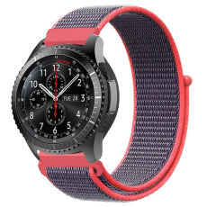 KALEBOL - Kalebol Galaxy Watch 6/6 Classic Armband Nylon Loop - Bright Rosa
