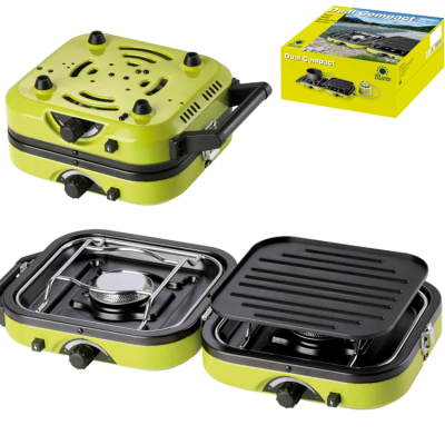 Meva DUAL COMPACT + GRILL Dubbel Campingkamin