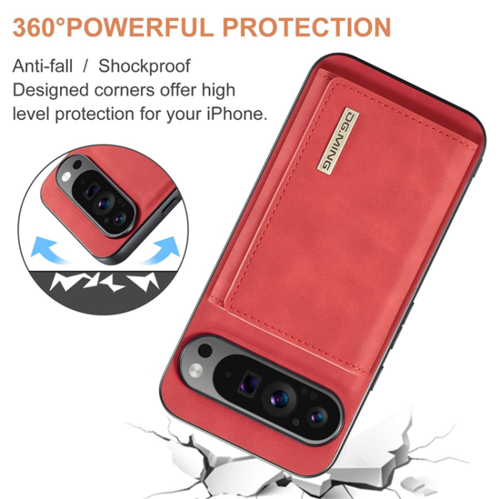 DG.MING - DG.MING Google Pixel 10 Pro XL Plånboksfodral Detatchable M1
