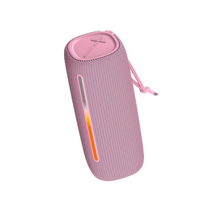 Forever - Forever Trådlös Högtalare Bluetooth 20W BS-20 LED - Rosa