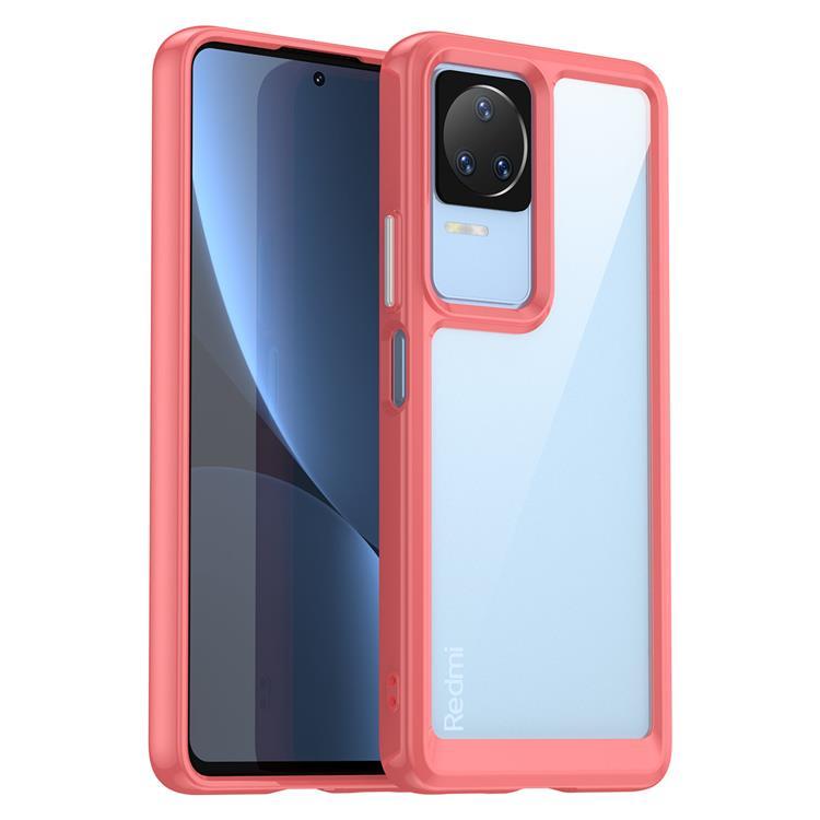 Xiaomi Poco F4 5G Skal Flexible Outer Space - Rosa | 2353 | AlltMobil