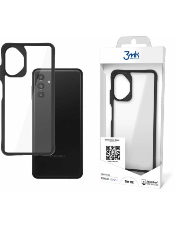 3MK Galaxy A13 4G/5G/A04/A04s Mobilskal Satin Armor - Svart | 2353 | AlltMobil