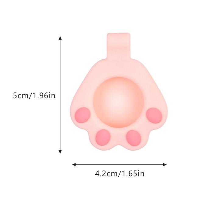 UTGATT1 - Cat Paw Skal till Apple Airtag - Rosa