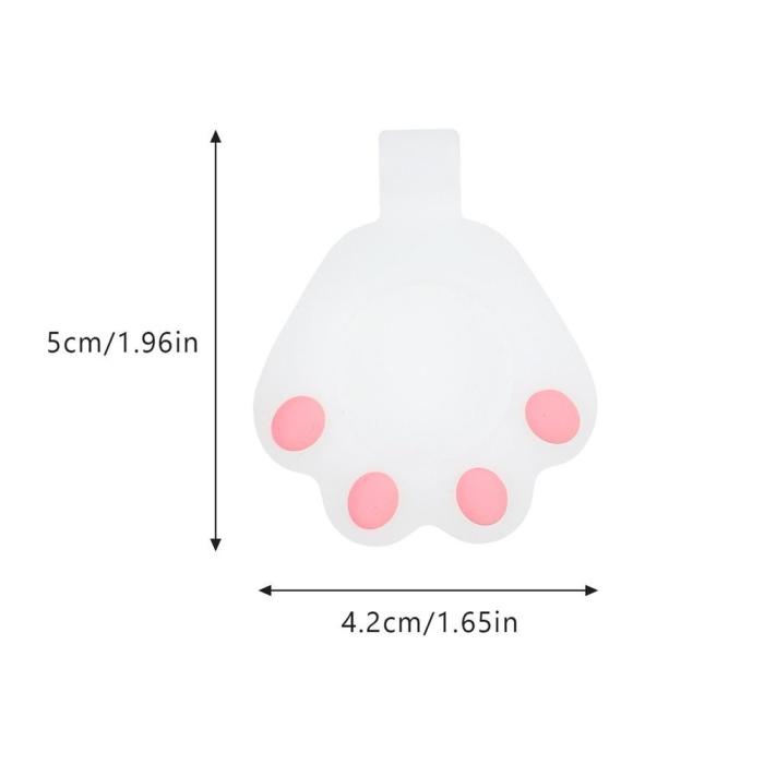 UTGATT1 - Cat Paw Skal till Apple Airtag - Vit