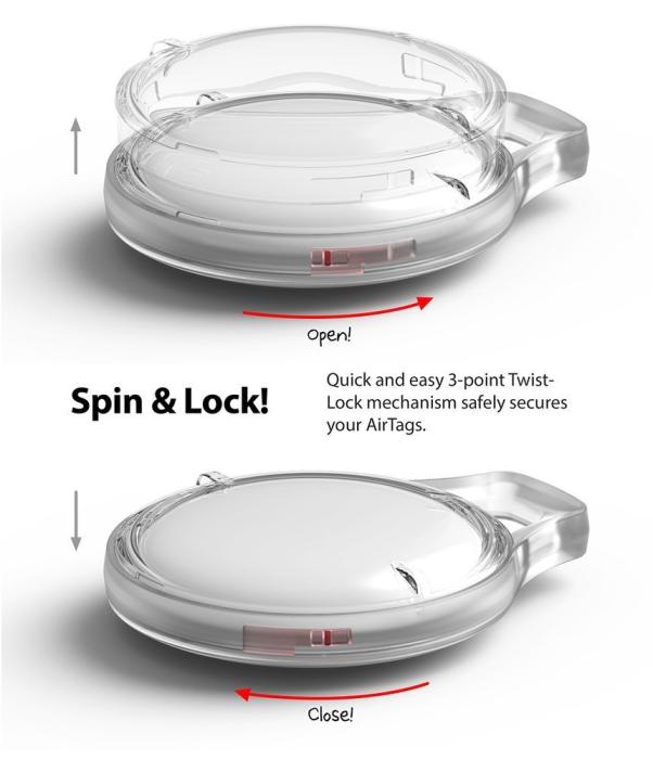UTGATT5 - Ringke Slim Apple Airtag - Transparent