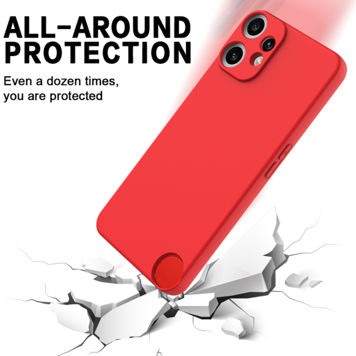 A-One Brand - Nothing CMF Phone 2 Pro Mobilskal Liquid Silikon med Handrem
