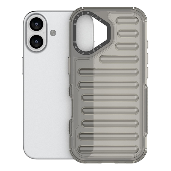 A-One Brand - iPhone 17 Mobilskal Stripe Design Detachable - Grå