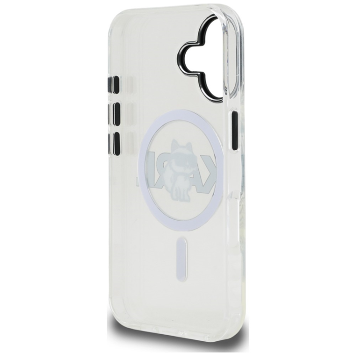 KARL LAGERFELD - KARL LAGERFELD Mobilskal För iPhone 16 MagSafe IML Choupette Sketch
