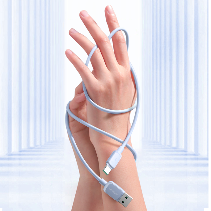 Joyroom - Joyroom USB-C till USB-A kabel 3A 1.2m - Blå