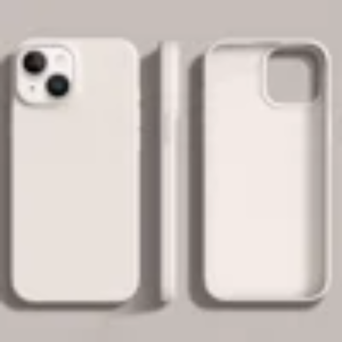 A-One Brand - Mobilskal till iPhone 15 Ultra Thin Silikon - Antique Vit