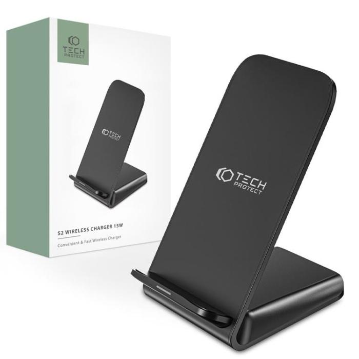 Tech-Protect - Tech-Protect Trådlös Laddare 15W till Apple, Samsung, Xiaomi mm