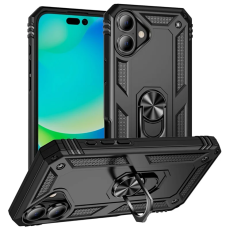 A-One Brand - iPhone 17 Mobilskal med Kickstand - Svart