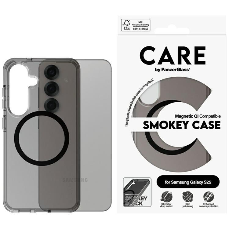 CARE By PanzerGlass Galaxy S25 Mobilskal MagSafe QI Urban Combat - Smoky | 2353 | AlltMobil
