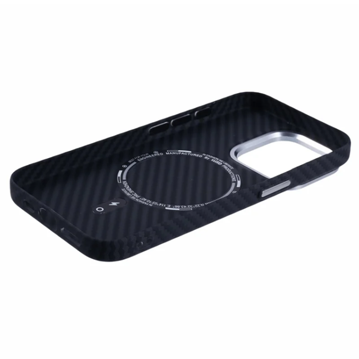 A-One Brand - iPhone 14 Pro Max Mobilskal Magsafe Aramid Fiber - Svart