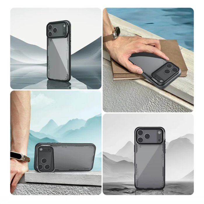 Nillkin - NILLKIN iPhone 17 Pro Max Mobilskal Iceblade Prop Kickstand