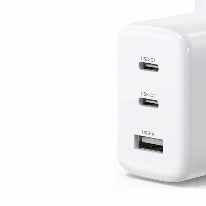 Ugreen - Ugreen Väggladdare 2x USB Typ-C 65W PD3.0, QC3.0/4.0 - Vit