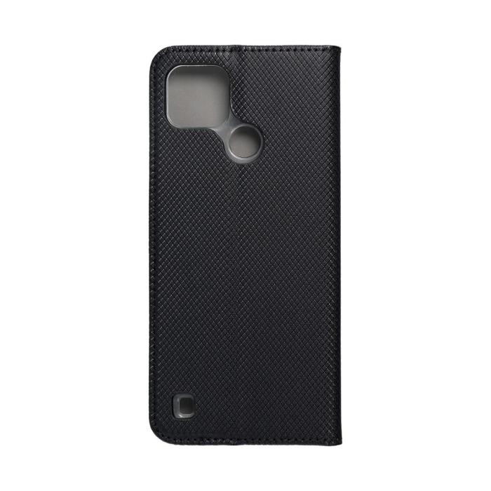 OEM - Realme C25Y Plånboksfodral Smart Konstläder - Svart
