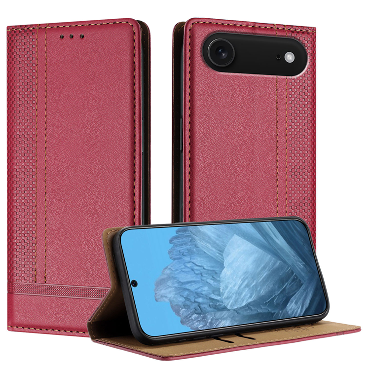 iPhone Air Plånboksfodral L Shaped Grid Pattern - Röd | 2353 | AlltMobil