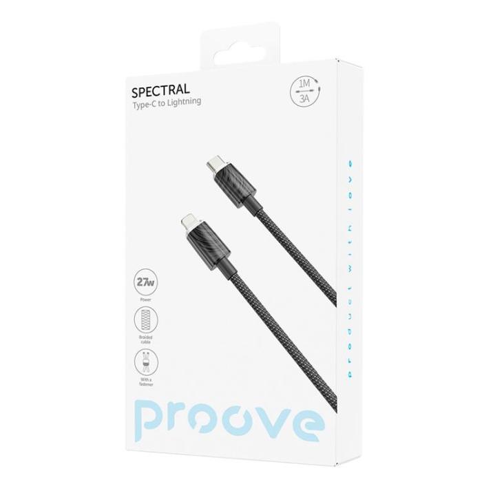 Proove - Proove USB-C - Lightning Kabel 1m Spectral - Svart