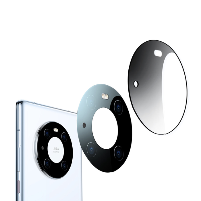 BASEUS - Baseus Huawei Mate 40 Pro Kameralinsskydd Härdat Glas Rengörings kit