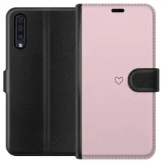 Gustaf - Pl&aring;nboksfodral till Samsung Galaxy A50 med Litet Hj&auml;rta