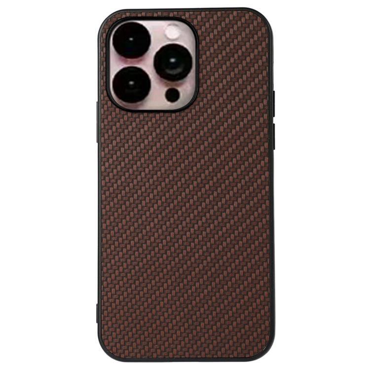 iPhone 14 Pro Skal Carbon Fiber - Brun | 2353 | AlltMobil