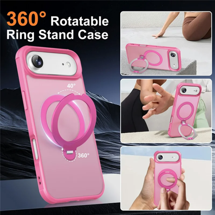 A-One Brand - iPhone Air Mobilskal MagSafe Kickstand TPU + PC - Rose