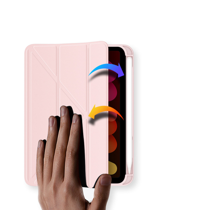 Dux Ducis - Dux Ducis iPad Mini 6 (2021) Fodral Magi Pencil - Rosa