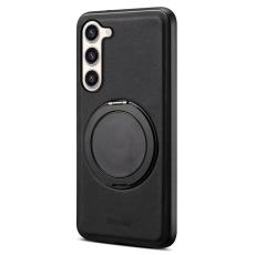DENIOR - DENIOR Samsung Galaxy S23 Plus Magnetiskt Fodral Konstl&auml;der - Svart
