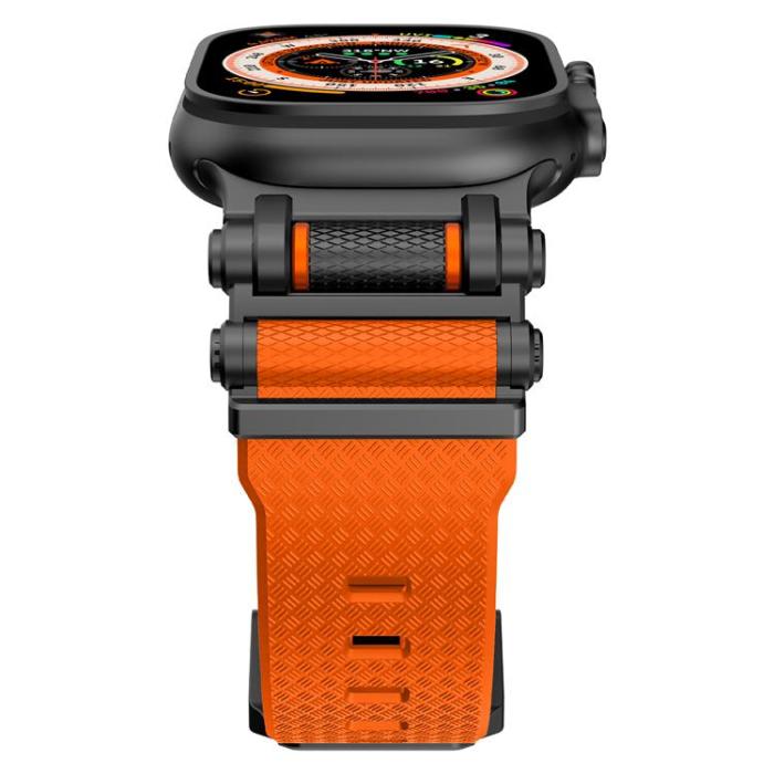 Boom of Sweden - Apple Watch Ultra (49mm) Armband Rotation Axis Silikon - Orange