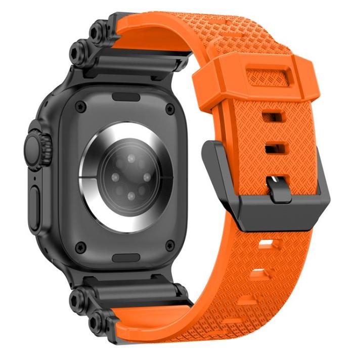 Boom of Sweden - Apple Watch Ultra (49mm) Armband Rotation Axis Silikon - Orange