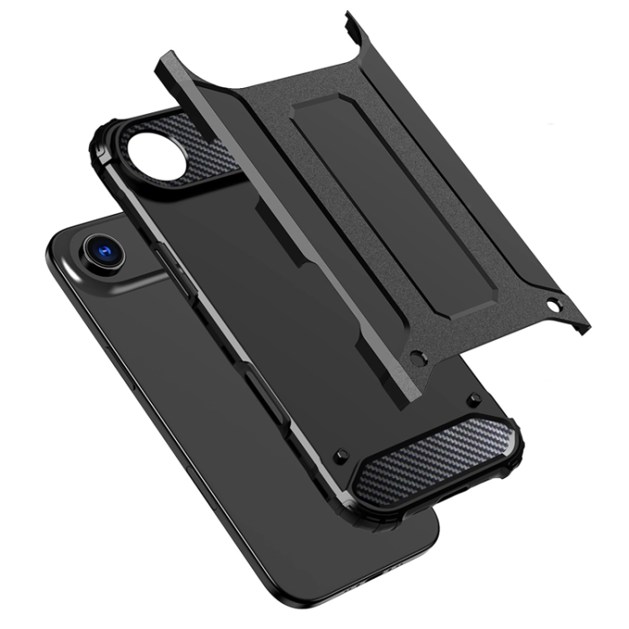 A-One Brand - iPhone Air Mobilskal Hybrid Armor - Svart
