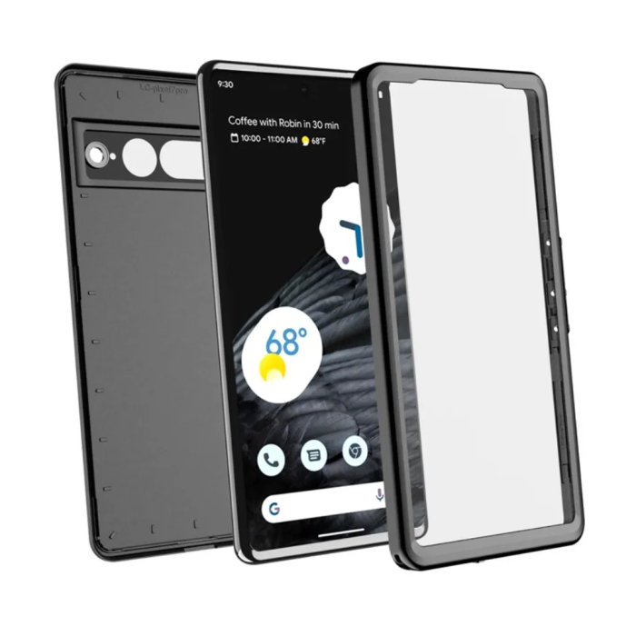RedPepper - REDPEPPER Google Pixel 7 Pro Mobilskal med Ram - Svart