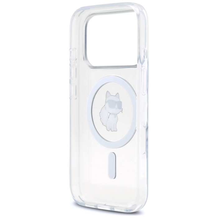 KARL LAGERFELD - Karl Lagerfeld Mobilskal till iPhone 17 Pro Magsafe Choupette - Clear