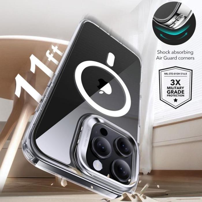 ESR - ESR iPhone 16 Pro Mobilskal Magsafe Halolock Och Härdat Glas
