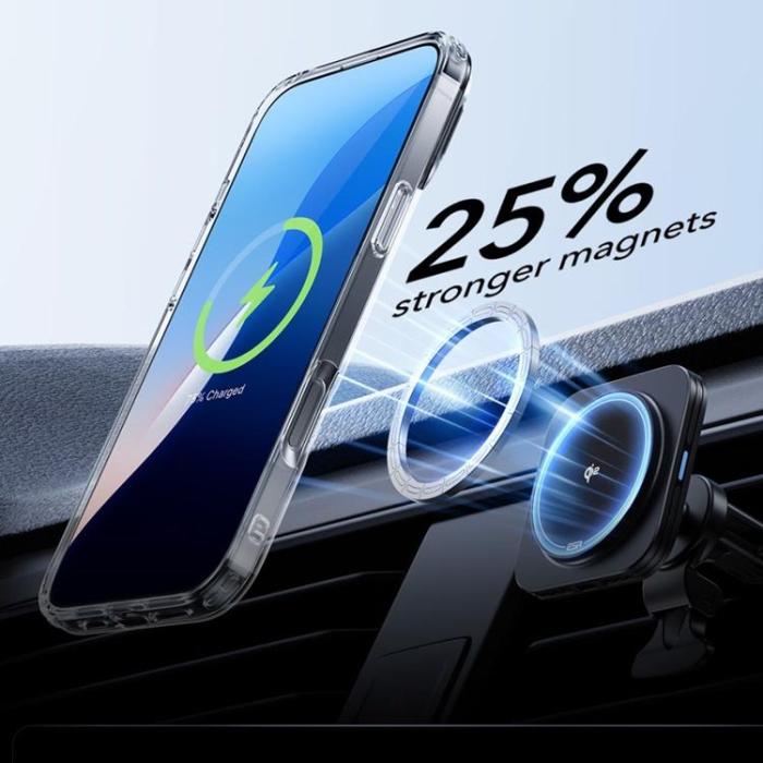 ESR - ESR iPhone 16 Pro Mobilskal Magsafe Halolock Och Härdat Glas