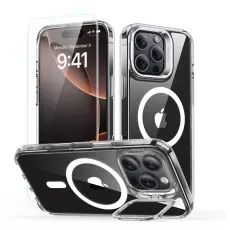 ESR - ESR Mobilskal till iPhone 16 Pro Magsafe Halolock Och H&auml;rdat Glas