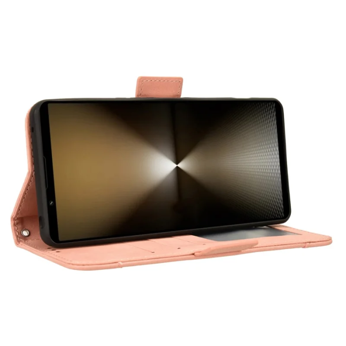 A-One Brand - Sony Xperia 1 VI Plånboksfodral Läder - Rosa