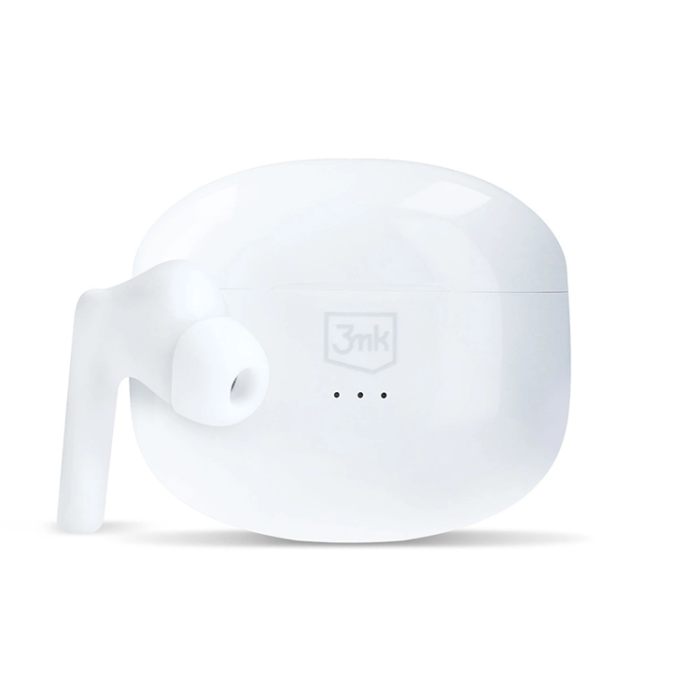 3MK - 3MK In-Ear Trådlösa Hörlurar Bluetooth 5.3 ANC LifePods - Vit