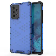 OEM - Galaxy A73 Skal Honeycomb Armored - Blå