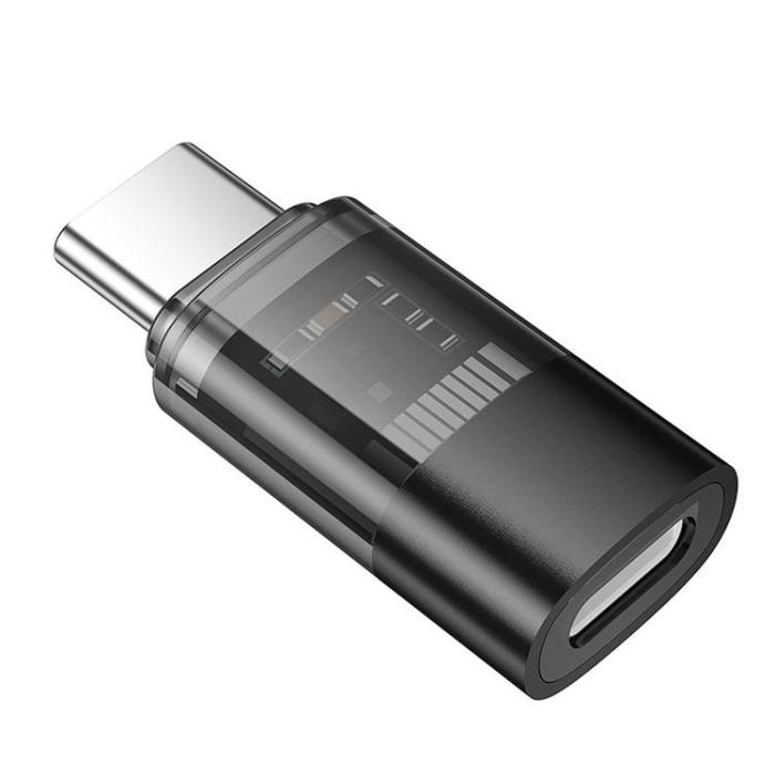 Hoco - Hoco USB-C Till Lightning Adapter UA36D - Svart