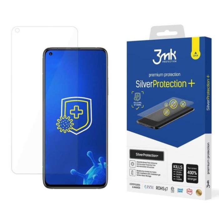 3MK - 3mk Xiaomi Mi 10 5G Plastfilm skärmskydd Silver Protection+