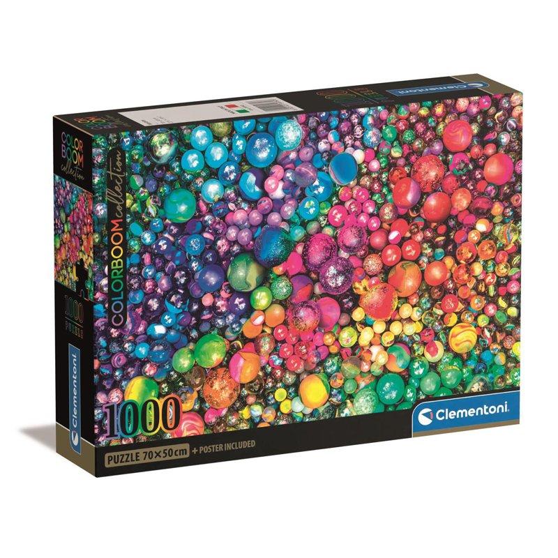 CLEMENTONI Pussel 1000 Pcs CB High Quality Collection Colorboom Marbles