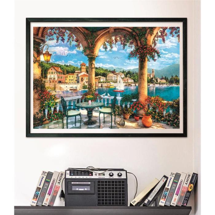 CLEMENTONI - CLEMENTONI Pussel 1000 Pcs CB High Quality Collection Balcony View Of Lake Como