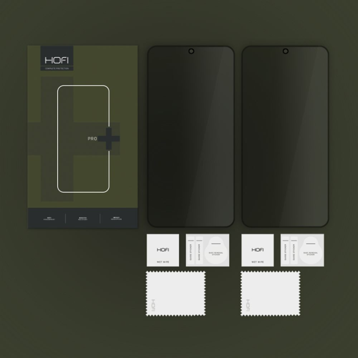Hofi - [2-Pack] Hofi Galaxy S25 Plus Härdat glas Skärmskydd Privacy