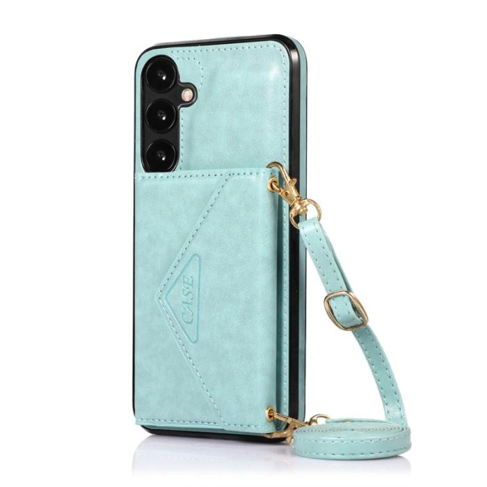 OEM - Mobilfodral för Samsung Galaxy S26 Plus Konstläder + TPU - Grön