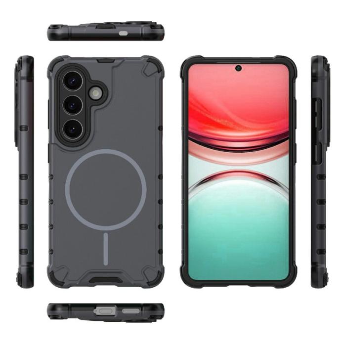 OEM - Mobilskal för Samsung Galaxy S26 Magnetiskt TPU + PC - Grå