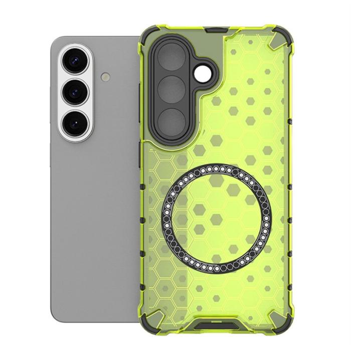OEM - Mobilskal för Samsung Galaxy S26 Magnetiskt TPU + PC - Grön